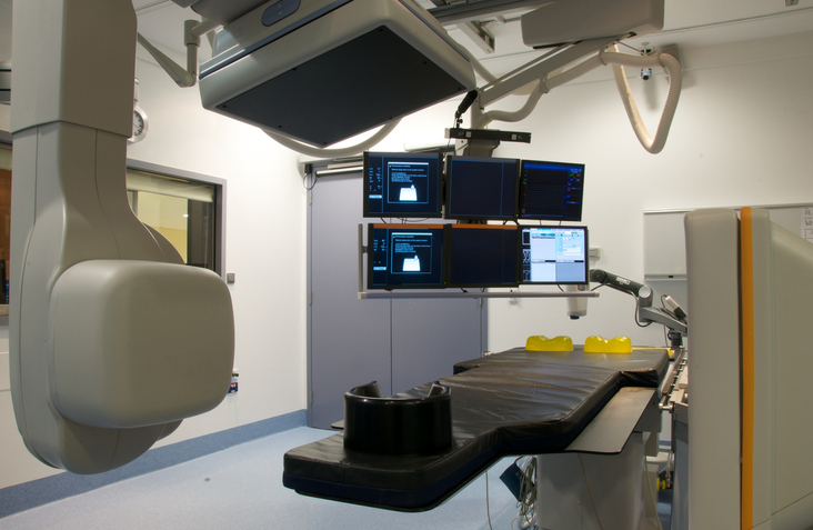 Nuclear medicine department with gamma camera