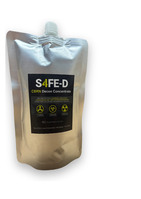 S4FE-D 16 oz concentrate pouch with side-mounted spout